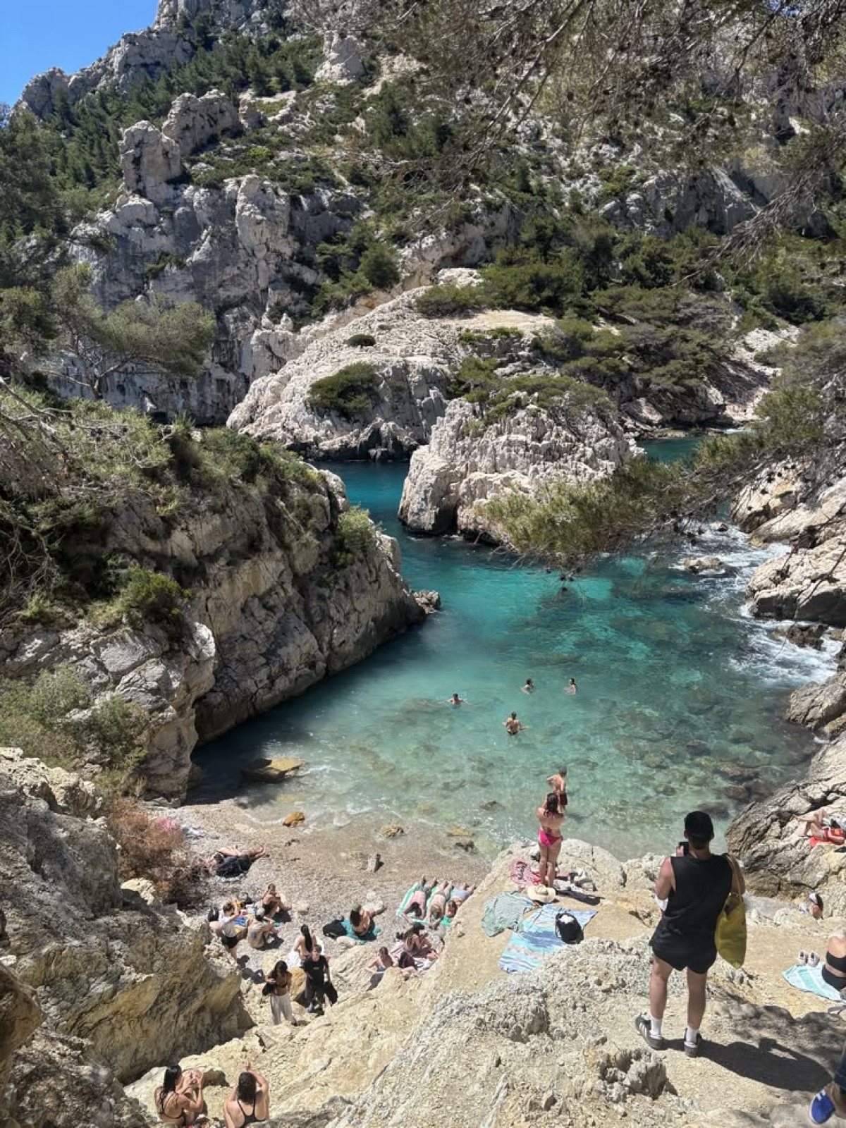 calanque · mergulho